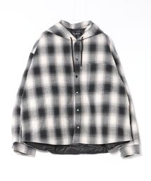 ankoROCK（アンコロック）の「a.p.o.v. -ankoROCK's select- オンブレチェックネルスーパーオーバーサイズフードパフジャケット（ダウンジャケット/コート）」