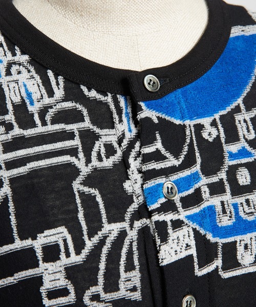 gomme(ゴム)の「サイドドレープカーディガン(カーディガン/ボレロ・レディース・ブラック・MEDIUM)」の10枚目の写真