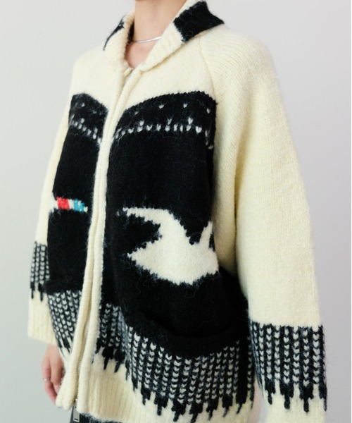 DOLLUPOOPS（ドールアップウップス）の「バード柄ニットカーディガン（カーディガン/ボレロ・レディース・ブラック/ロイヤルブルー・FREE）」の20枚目の写真