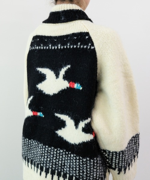 DOLLUPOOPS（ドールアップウップス）の「バード柄ニットカーディガン（カーディガン/ボレロ・レディース・ブラック/ロイヤルブルー・FREE）」の22枚目の写真