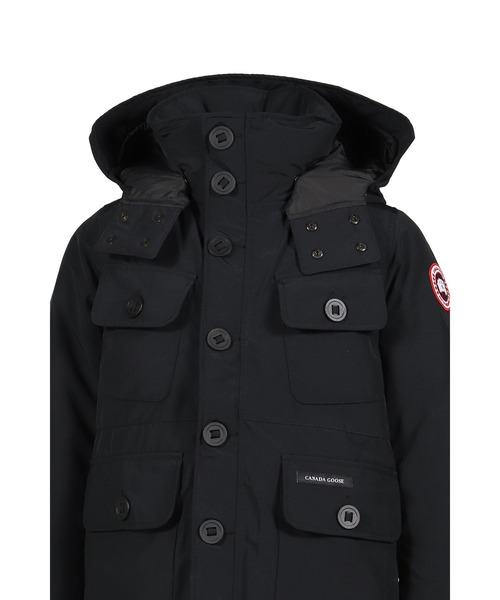 CANADA GOOSE（カナダグース）の「MJ RUSSEL PARKA（ダウンジャケット/コート・メンズ・ブラック・MEDIUM/LARGE/X-LARGE）」の11枚目の写真