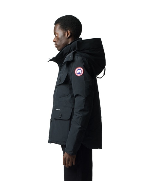CANADA GOOSE（カナダグース）の「MJ RUSSEL PARKA（ダウンジャケット/コート・メンズ・ブラック・MEDIUM/LARGE/X-LARGE）」の3枚目の写真