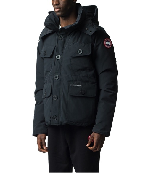 CANADA GOOSE（カナダグース）の「MJ RUSSEL PARKA（ダウンジャケット/コート・メンズ・ブラック・MEDIUM/LARGE/X-LARGE）」の4枚目の写真