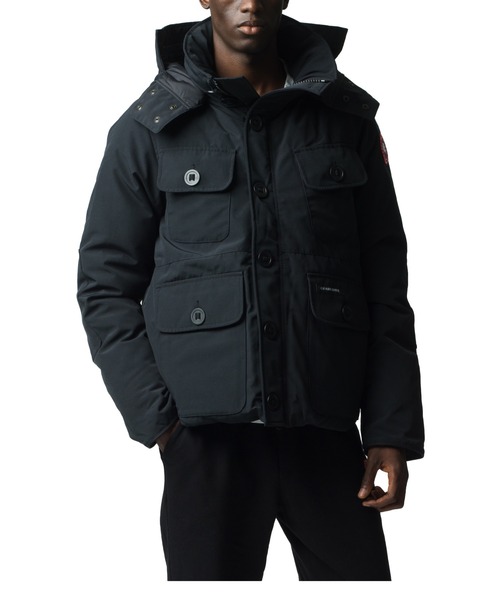 CANADA GOOSE（カナダグース）の「MJ RUSSEL PARKA（ダウンジャケット/コート・メンズ・ブラック・MEDIUM/LARGE/X-LARGE）」の5枚目の写真
