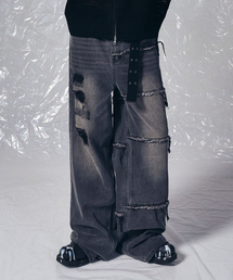 SCHISM INDUCING（スキズムインデューシング）の「TWELVE GOLD JEANS GREY（デニムパンツ）」