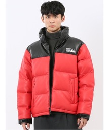 FIRST DOWN（ファーストダウン）の「【ファーストダウン 合成皮革】FIRSTDOWN USA 切替 スタンドダウン（ダウンジャケット/コート）」