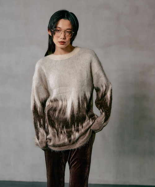 セール】グラデーションニットチュニック 618521（ニット/セーター