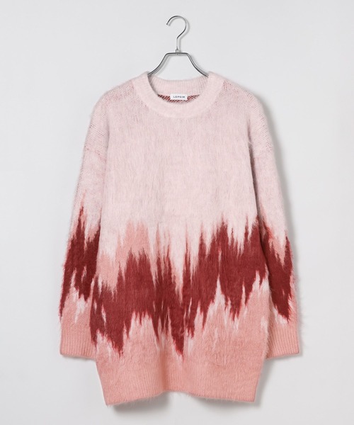 LEPSIM（レプシィム）の「グラデーションニットチュニック　618521（ニット/セーター・レディース・グレー/ピンク/ベージュ/ブルー・FREE）」の19枚目の写真