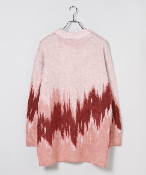 LEPSIM（レプシィム）の「グラデーションニットチュニック　618521（ニット/セーター・レディース・グレー/ピンク/ベージュ/ブルー・FREE）」の20枚目の写真