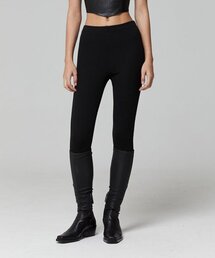 LADY VOLUME（レディーボリューム）の「SIDE SLIT LEGGINGS_BLACK（レギンス/スパッツ）」