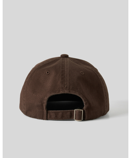 セール】パウンドイエロー ワッペン フラットブリムキャップ [ブラウン