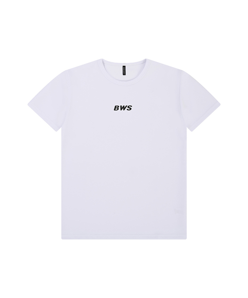 BARBELLWORKS(バーベルワークス)の「スカッチロゴ高伸縮マッスルフィット(Tシャツ/カットソー・メンズ・ホワイト/ブラック・LARGE/X-LARGE)」の2枚目の写真