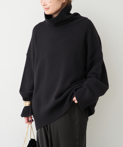 MUSE de Deuxieme Classe Lightタートルニットワンピ Light タートルネック ニットワンピース（ニットワンピース）｜MUSE de