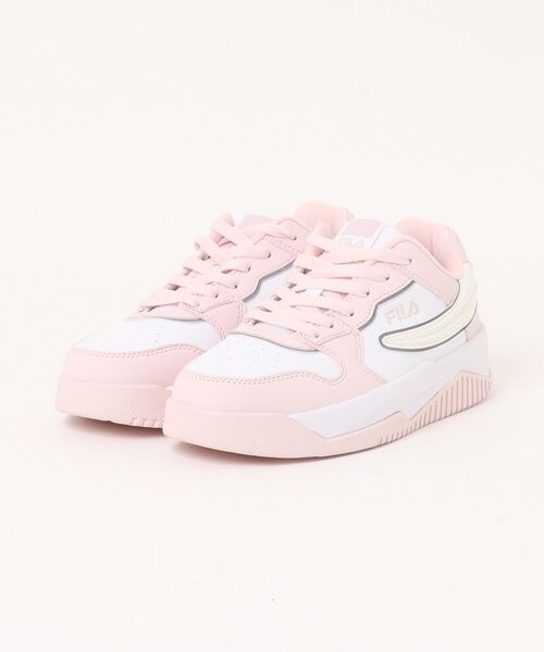 FILA(フィラ)の「【FILA】Tattica3(スニーカー・レディース・ホワイト×ピンク・23.0cm/23.5cm/24.0cm/24.5cm/25.0cm)」の1枚目の写真