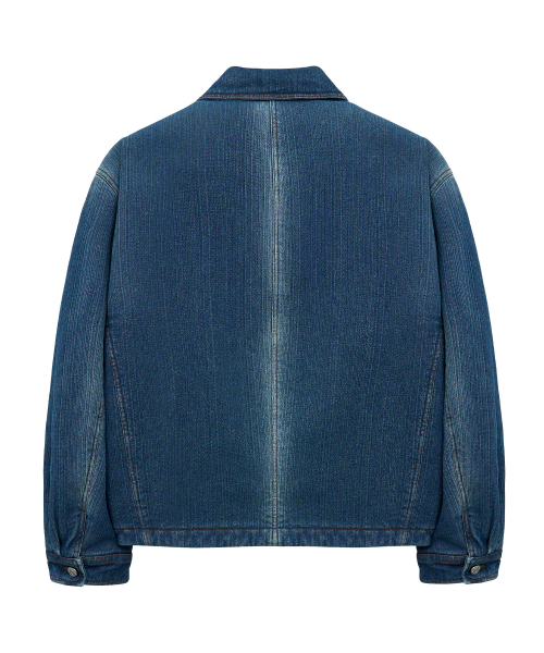 UNGIMMICK(アンジミック)の「PADDED DENIM TRUCKER JACKET (BLUE)(デニムジャケット・メンズ・その他・MEDIUM/LARGE/X-LARGE)」の2枚目の写真
