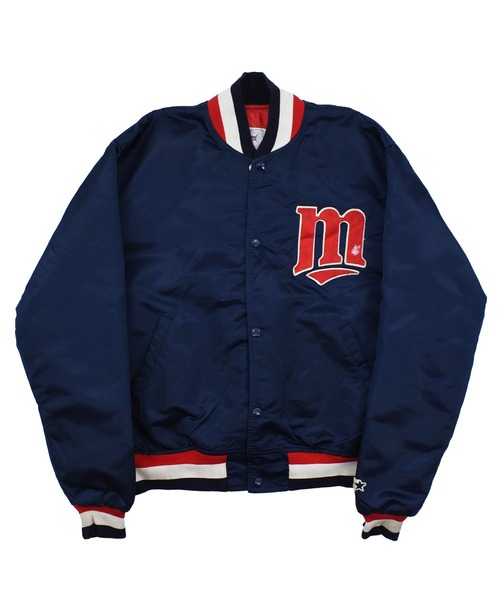 セール】【USED】90's STARTER “MLB MINNESOTA TWINS” ナイロン