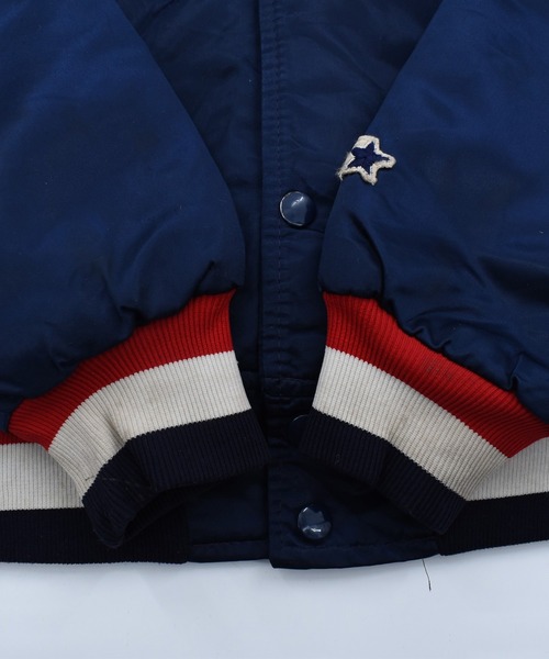 STARTER(スターター)の「【USED】90’s STARTER “MLB MINNESOTA TWINS” ナイロン アワードジャケット USA製(スタジャン・メンズ・ネイビー・LARGE)」の6枚目の写真
