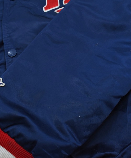 STARTER(スターター)の「【USED】90’s STARTER “MLB MINNESOTA TWINS” ナイロン アワードジャケット USA製(スタジャン・メンズ・ネイビー・LARGE)」の8枚目の写真