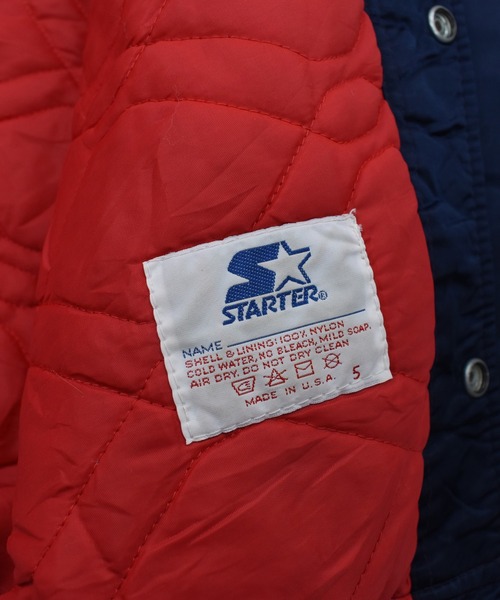 STARTER(スターター)の「【USED】90’s STARTER “MLB MINNESOTA TWINS” ナイロン アワードジャケット USA製(スタジャン・メンズ・ネイビー・LARGE)」の12枚目の写真