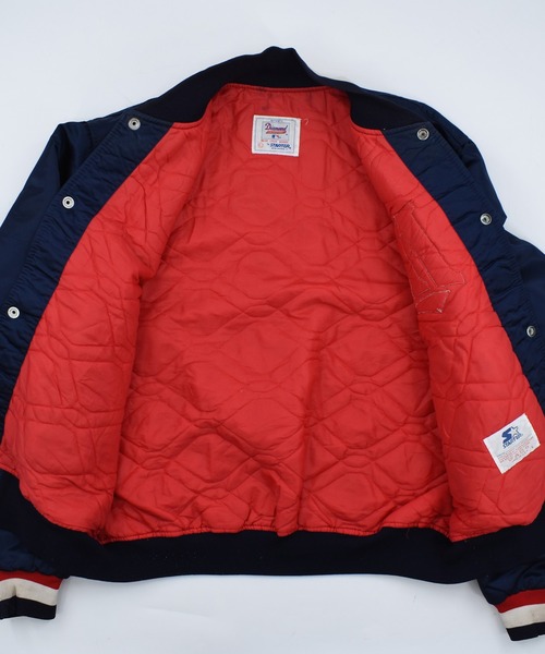 STARTER(スターター)の「【USED】90’s STARTER “MLB MINNESOTA TWINS” ナイロン アワードジャケット USA製(スタジャン・メンズ・ネイビー・LARGE)」の10枚目の写真