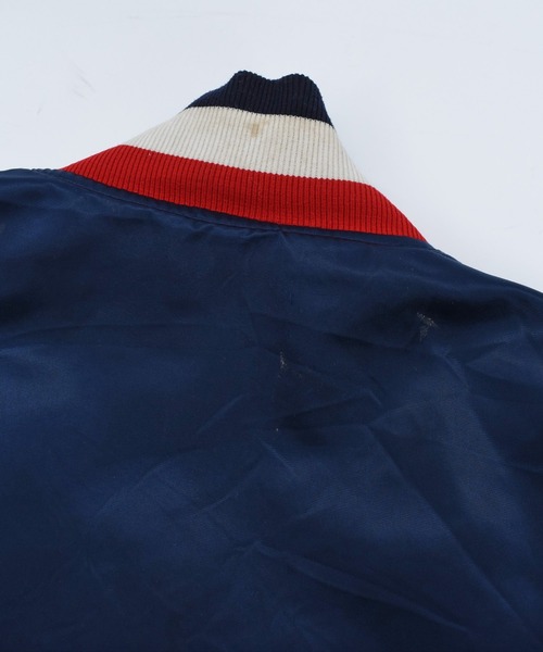 STARTER(スターター)の「【USED】90’s STARTER “MLB MINNESOTA TWINS” ナイロン アワードジャケット USA製(スタジャン・メンズ・ネイビー・LARGE)」の15枚目の写真