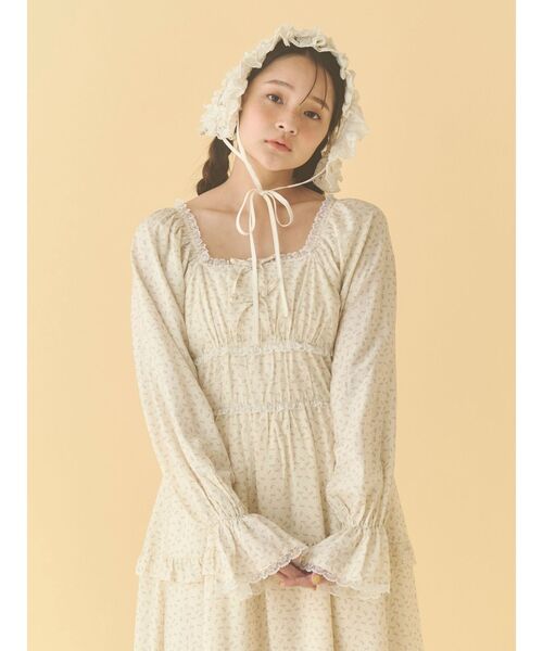 merry jenny(メリージェニー)の「lace frill headpiece(その他ヘアアクセサリー・レディース・ベージュ/オフホワイト/ブラック・FREE)」の10枚目の写真