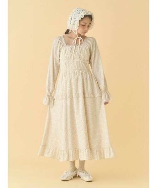 merry jenny(メリージェニー)の「lace frill headpiece(その他ヘアアクセサリー・レディース・ベージュ/オフホワイト/ブラック・FREE)」の12枚目の写真