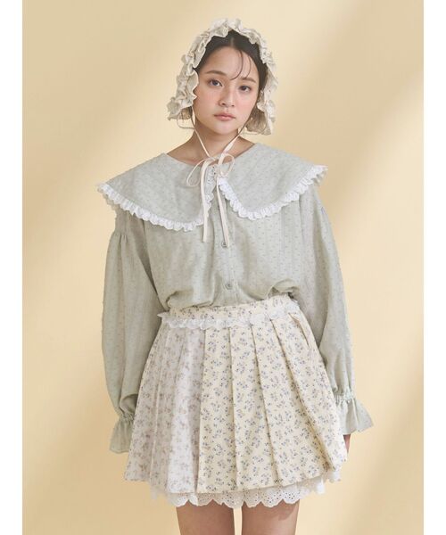 merry jenny(メリージェニー)の「lace frill headpiece(その他ヘアアクセサリー・レディース・ベージュ/オフホワイト/ブラック・FREE)」の17枚目の写真