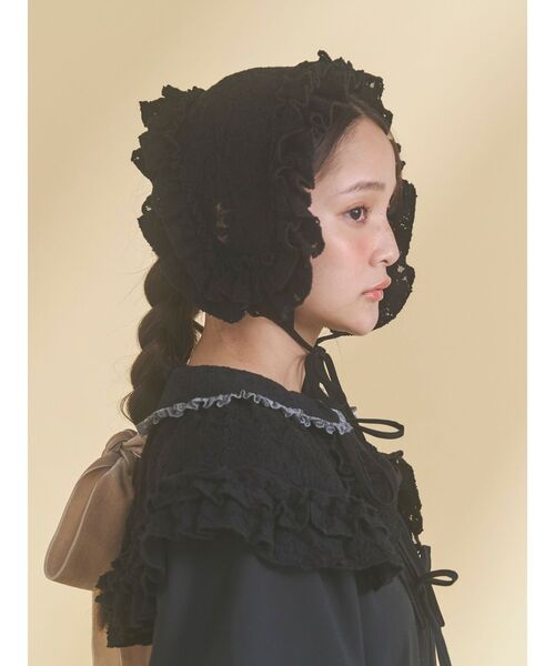 merry jenny(メリージェニー)の「lace frill headpiece(その他ヘアアクセサリー・レディース・ベージュ/オフホワイト/ブラック・FREE)」の19枚目の写真