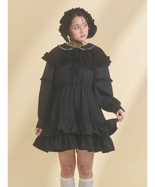 merry jenny(メリージェニー)の「lace frill headpiece(その他ヘアアクセサリー・レディース・ベージュ/オフホワイト/ブラック・FREE)」の20枚目の写真