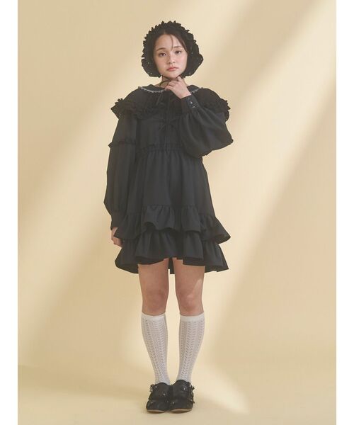 merry jenny(メリージェニー)の「lace frill headpiece(その他ヘアアクセサリー・レディース・ベージュ/オフホワイト/ブラック・FREE)」の22枚目の写真