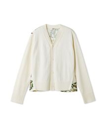 Mila Owen | カシミヤコットンボタニカルドッキングカーディガン(カーディガン/ボレロ)