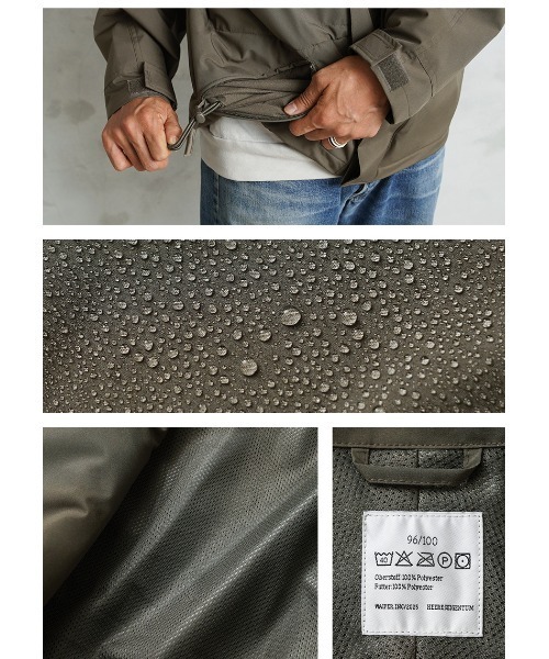 WAIPER.inc(ワイパーインク)の「WAIPER.inc オーストリア軍 パラトルーパージャケット PERTEX UNLIMITED【WP1136】(ミリタリージャケット・メンズ・ブラック/オリーブ・M/XL/L/S)」の19枚目の写真
