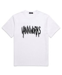 VAGUE LOGO オーバーサイズ 半袖Tシャツ (VS0044) ホワイト