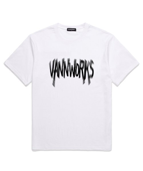 VANNWORKS(バンワークス)の「VAGUE LOGO オーバーサイズ 半袖Tシャツ (VS0044) ホワイト(Tシャツ/カットソー・レディース・その他・MEDIUM/SMALL/X-LARGE/XX-LARGE/LARGE)」の1枚目の写真