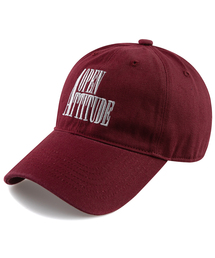 OPEN ATTITUDE（オープンアティチュード）の「CAPITAL A BALL CAP-BURGUNDY（キャップ）」