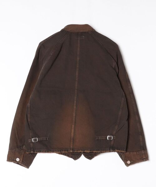 AUTHEN（オーセン）の「【AUTHEN】オーセン/ ヴィンテージ エンジニア ジャケット（デニムジャケット・メンズ・ブラウン/ブラック・LARGE/MEDIUM）」の4枚目の写真