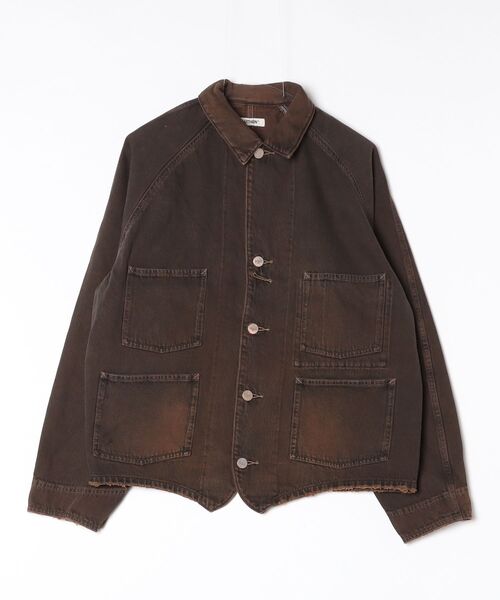 AUTHEN（オーセン）の「【AUTHEN】オーセン/ ヴィンテージ エンジニア ジャケット（デニムジャケット・メンズ・ブラウン/ブラック・LARGE/MEDIUM）」の7枚目の写真