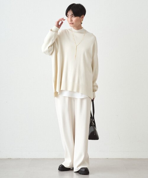 セール】総針ハイネックニット（ニット/セーター）｜LOUNGEDRESS