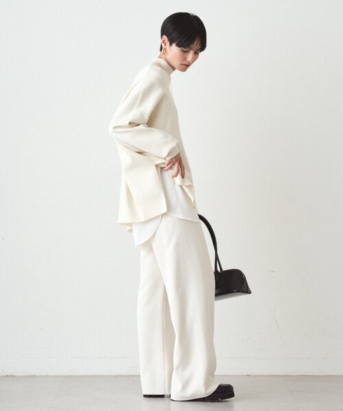 LOUNGEDRESS(ラウンジドレス)の「総針ハイネックニット(ニット/セーター・レディース・ブラック/アイボリー/モカ/ベビーピンク/ネイビー/グリーン・FREE)」の12枚目の写真