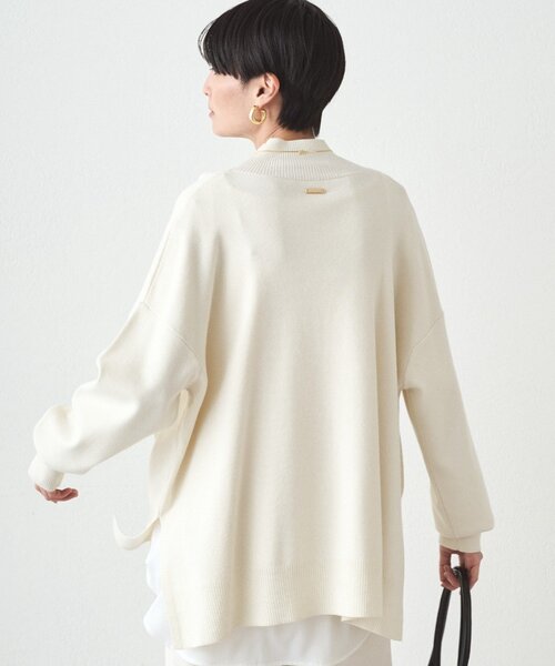 LOUNGEDRESS(ラウンジドレス)の「総針ハイネックニット(ニット/セーター・レディース・ブラック/アイボリー/モカ/ベビーピンク/ネイビー/グリーン・FREE)」の15枚目の写真