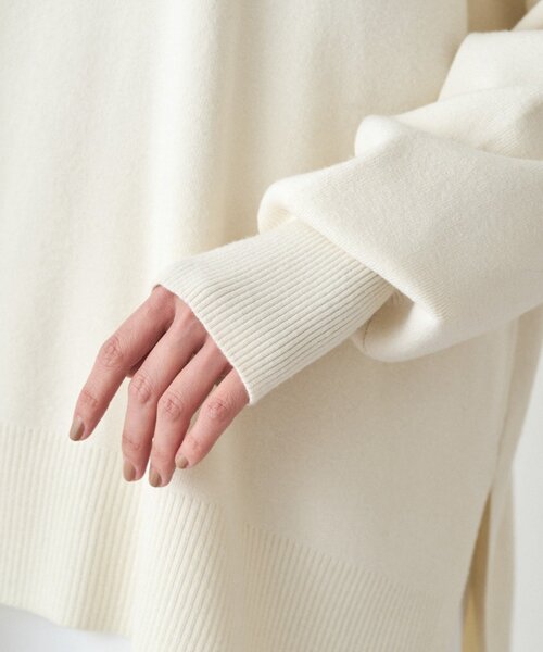 LOUNGEDRESS(ラウンジドレス)の「総針ハイネックニット(ニット/セーター・レディース・ブラック/アイボリー/モカ/ベビーピンク/ネイビー/グリーン・FREE)」の21枚目の写真