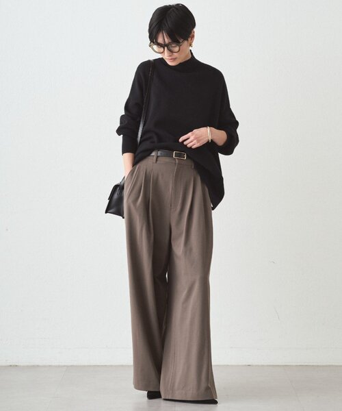 セール】総針ハイネックニット（ニット/セーター）｜LOUNGEDRESS