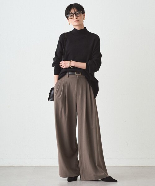 セール】総針ハイネックニット（ニット/セーター）｜LOUNGEDRESS