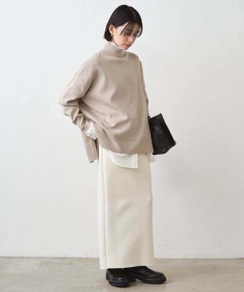 セール】総針ハイネックニット（ニット/セーター）｜LOUNGEDRESS