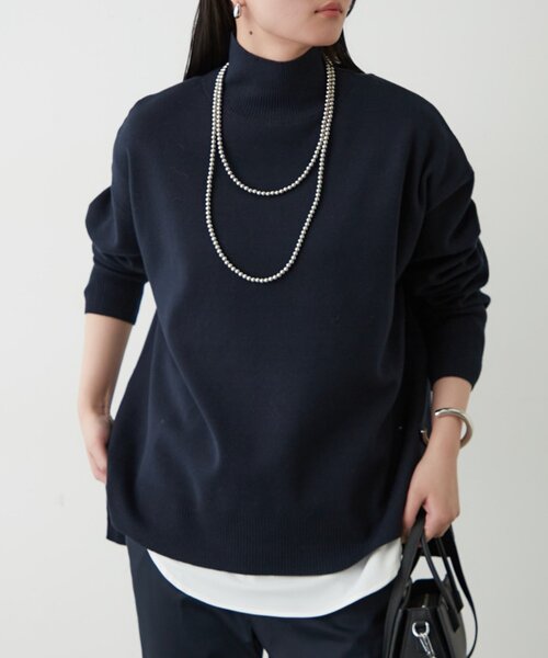 セール】総針ハイネックニット（ニット/セーター）｜LOUNGEDRESS