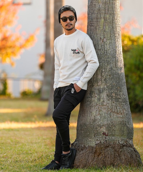 adamsJUGGLER（アダムスジャグラー）の「RTEG H.N.E ニット（ニット/セーター・メンズ・ホワイト/ブラック・S/XL/L/M）」の15枚目の写真