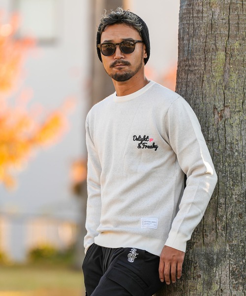 adamsJUGGLER（アダムスジャグラー）の「RTEG H.N.E ニット（ニット/セーター・メンズ・ホワイト/ブラック・S/XL/L/M）」の19枚目の写真