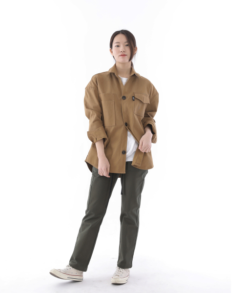 SAINTCREW(セントクルー)の「ストレートツーレイヤーカーゴパンツ ST2-309C カーキ(その他パンツ・メンズ・その他・MEDIUM/LARGE/X-LARGE)」の2枚目の写真