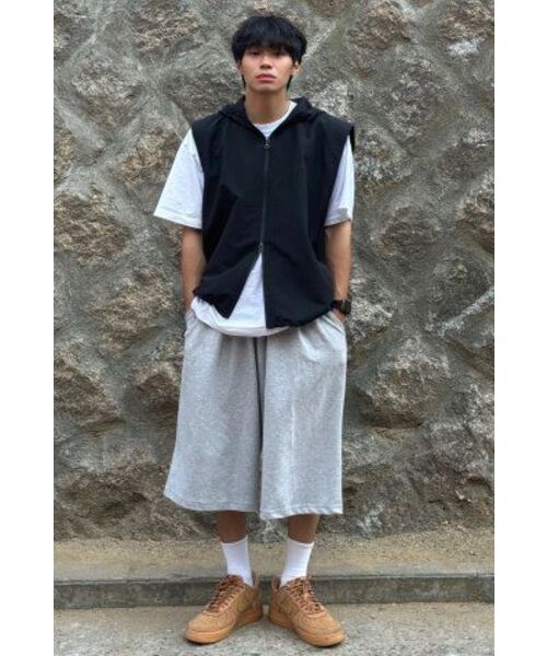 PHILIPPAKER(フィリップペイカー)の「バミューダジャイアントツーピンタックスウェット9部パンツグレー(その他パンツ・メンズ・その他・MEDIUM/LARGE/X-LARGE)」の18枚目の写真